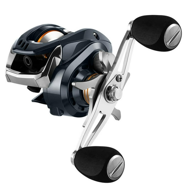 Almencla Baitcasting Reels Rapport d'Engrenage 7.2:1 Moulinet de Pêche à Grande Vitesse en Métal à Profil Bas Main Gauche