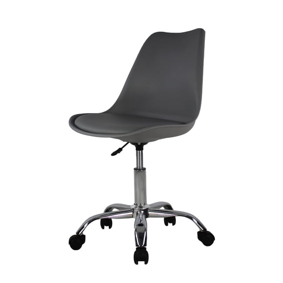 Silla de Oficina Secretarial Mundo In Estilo Eames JM-55 Gris