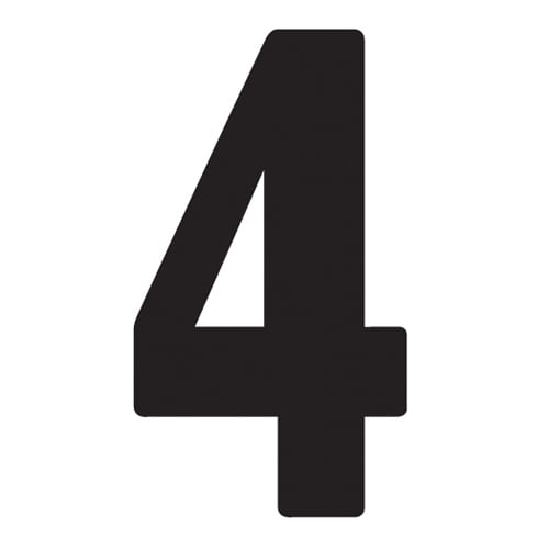 FX 2015 NUMBERS PRO 5" BLACK 4