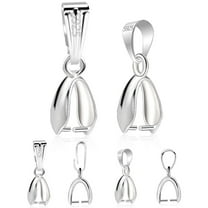 Lancharmed Bracelet Silver Plated Connection Clasp Glossy Live Melon Clasp 8Pcs Necklace Extenders for Women Valentines Gifts