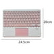 thumbnail image 2 of style2 Teclado Bluetooth inalámbrico ultradelgado con panel táctil: teclado universal recargable para dispositivos Ipad Ios Android Windows, 2 of 2