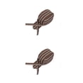 thumbnail image 1 of Qarigey Mujer Hombre Chefs Sombreros con correa ajustable Headwrap Comida Cocina Trabajo Catering Cap para Cocina Panadería Café Raya blanca Type2 NO2, 1 of 6