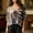 Black, variant on Dolkfu Boho Summer Tops for Women 2026 V-Neck Black Pull-on 3/4 Sleeve Blouses & Tops Abstract Refreshing Patchwork Black,L