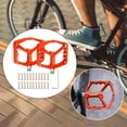 thumbnail image 1 of 1 par de pedales de bicicleta de plana de nailon ligeros duraderos antideslizantes para bicicleta de carretera de montaña universal BMX rojo Baoblaze pedales de bicicleta de montaña, 1 of 8