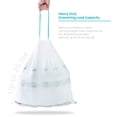 thumbnail image 4 of Home Zone Living Code 30R Drawstring Kitchen Trash Bags Custom Fit for 8 Gallon Recycling Bins, 60-Count, 4 of 8