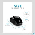 thumbnail image 5 of HP 300 Wireless Keyboard and Mouse 3ML04AA#ABL, 2.4 GHz wireless connection, Single USB Nano Receiver, Ultra-precise mouse, Ideal for Office Work, Black (2023 Latest Model), 5 of 5
