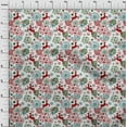 thumbnail image 3 of oneOone Polyester Lycra White Fabric Christmas Quilting Supplies Print Sewing Fabric By The Yard 56 Inch Wide, 3 of 4
