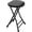 18-inch Black, variant on 24 Inch Folding Stool with Handle 500 LBS Capacity Portable Collapsible Stool with Non-Slip Feet Heavy-Duty Steel and Plastic Black