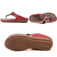 thumbnail image 4 of Summer Ladies Party Sandals Slipper Beach Red Sandals for Women, 4 of 6