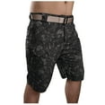 thumbnail image 2 of cllios Camo Cargo Shorts for Men Relaxed Fit Multi Pockets Shorts Outdoor Military Shorts Comfortable Workwear Camo Cargo Shorts, 2 of 4