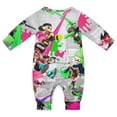 thumbnail image 2 of Splatoon Baby Long Sleeve Footless, Infant Playsuit Romper Jumpsuits for Boys Girls, 2 of 8
