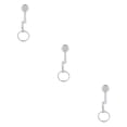 thumbnail image 2 of kurtrusly Keyring Key Chain Ring Coffee Accessories Stylish and Compact Silver Portafilter 2x2x2cm 3Set, 2 of 6