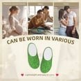 thumbnail image 7 of Lsque St Patrick's Day Pattern Womens Comfort Cotton on Scuff With Memory Foam and Anti-skid Sole Slipper-46/47, 7 of 7
