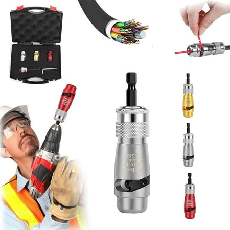

High-Quality and Compact Portable Aluminum Alloy Electrician Wire Twisting Tool Set with Professional Cable Wire Stripper Plier - Efficient and Easy-to-Use Twister Machine for Precision W