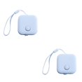 thumbnail image 3 of sweethay Cinta métrica de doble cara, botón pulsador, regla de tela a medida, herramienta de medición de costura de altura corporal azul 2piezas sweethay CBP066523, 3 of 5
