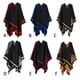 thumbnail image 5 of Minnieouse Poncho grueso de otoño e invierno para mujer, capa portátil para mantener el calor, chal cálido para fiestas, vestirse para viajes Abrigos y chamarras Blanco, 5 of 6