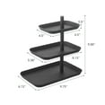thumbnail image 7 of Yamazaki Home Jewelry + Accessory Trays, Black, Steel, 7 of 7
