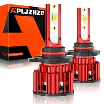 2Pcs 9005/HB3 LED Headlight Bulbs High Beam 55W 8000LM 6000K Cool White High Power fit Chevy Silverado 1500 2007-2015