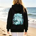thumbnail image 5 of CAIXIA Zip Up Hoodie Women Cozy Loose Fit Long Sleeve Pullover Top Womens Sweatshirts Trendy Drawstring Preppy Jackets with Pocket 2026 Fall Outfits Clothes, 5 of 8