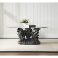 thumbnail image 3 of Powell Sheldon Glass Top Accent Coffee Table, 3 of 4