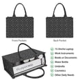 thumbnail image 2 of Large Capacity Tote Bag,Black Cosmic Pattern Handbag Fashion Luxury Tote Bag,15.7"x13"x 5.1" Inches,Laptop Compatible, 2 of 6