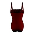 thumbnail image 6 of snowsong Swim Suits for Women One Piece Swimsuit Women Women's Pleated Suspender Fashionable Swimsuit Tankini Swimsuits Bathing Suit Tummy Control Swimsuits Modest Swimsuits for Women Red XL, 6 of 6