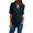 Camouflage, variant on Women's Quarter Zipper Long Sleeve Top, Solid Color Loose Fit T-Shirt with Roll-Tab Sleeves, Casual Relaxed Pullover for Layering Camouflage S