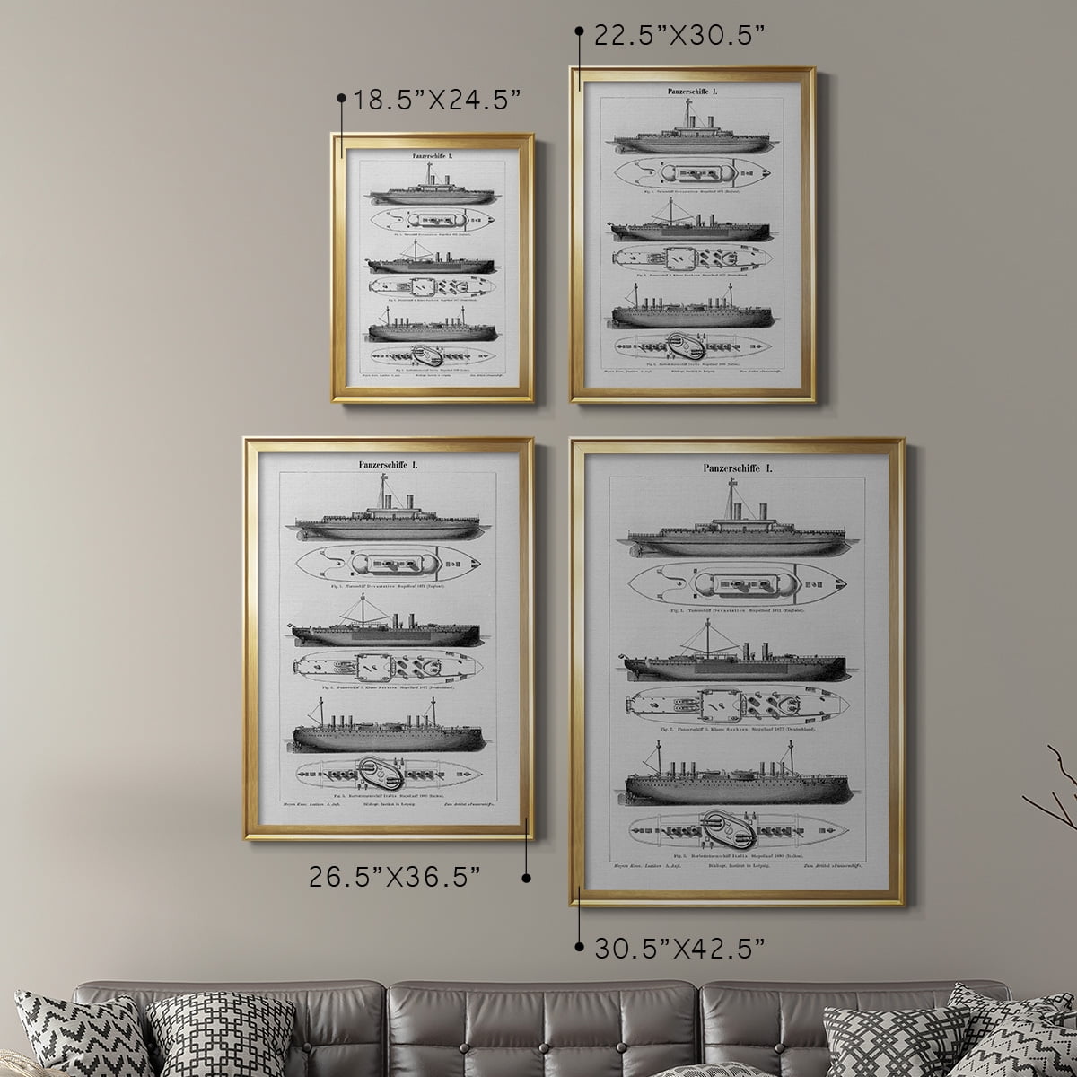 Industrial Ship Premium Classic Framed Print - Ready to Hang