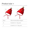 thumbnail image 2 of Diadema navideña para perros y gatos para vestir cachorros de invierno Accesorio para mascotas (Red Hat L) JShteea Libre de BPA, 2 of 7