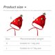thumbnail image 2 of Perro Gato Vestir Diadema de perro gato de navidad para invierno cachorro vestir accesorios para mascotas (sombrero rojo S) Likrtyny Libre de BPA, 2 of 6