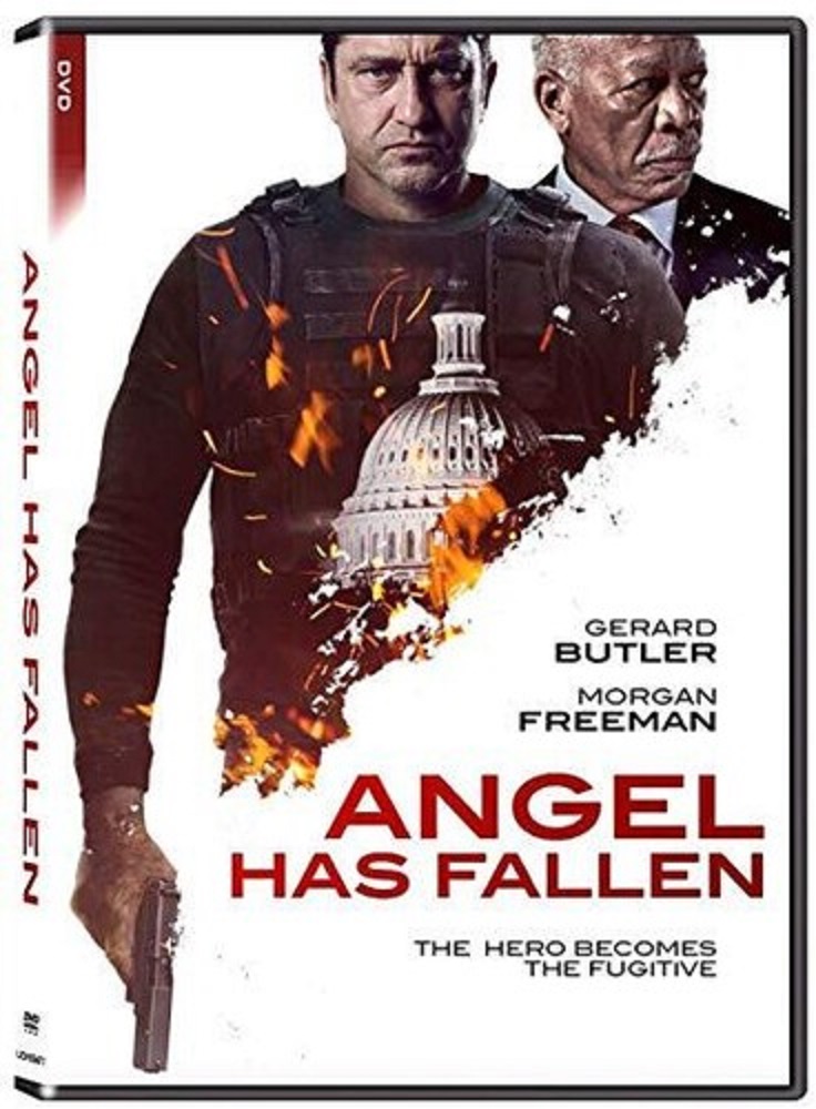 Olympus Has Fallen / London Has Fallen / Angel Has Fallen White House Down  4 DVD Set with Bonus Movie Camera Art Card