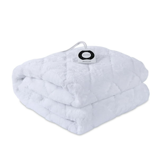 Berkshire Blanket Grace Fur Heated Mattress Pad with Intellisense