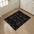 thumbnail image 3 of ODIKA Gothic Moth Flourish Scrollwork Symmetrical Butterfly Shaped for Home Office, Hallway, Laundry Room, Non-Slip Chair-Friendly, 3 of 7
