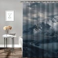 thumbnail image 2 of Orinice Wolf Snow Fantasy Art Bathroom Decor Set Colorful Luxurious Graphic Print Polyester Fabric Fashion Shower Curtain with Hooks 36x72, 2 of 7