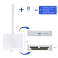 thumbnail image 4 of Lector de tarjetas SD RRSITIAU 4 en 1 USB-C CF SD TF MS, 4 of 8