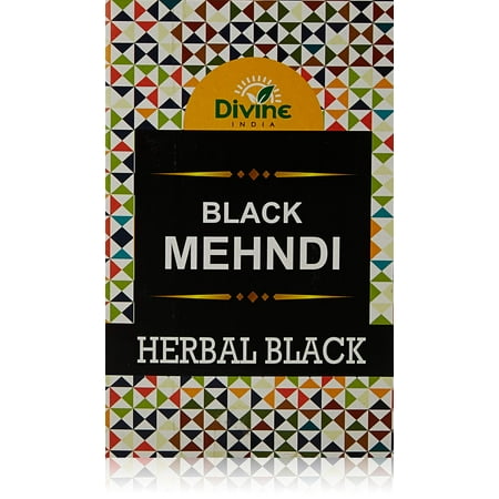 Divine India Black Henna Powder, 100g (Best Henna In India)