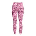 thumbnail image 6 of Renewold Love Pink Leopard Print Leggings for Women with Pockets Buttery Soft Running Pants High Waisted Spandex Graphic Leggings Thick Essential Pants Scrunch Butt Lifting, S, 6 of 8