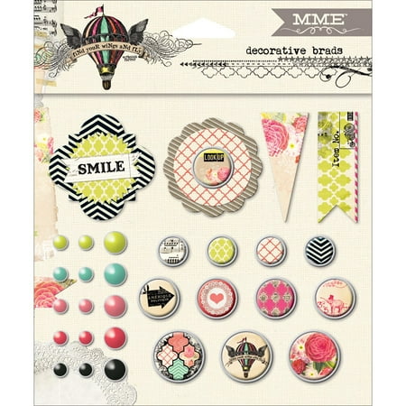 My Minds Eye Find Your Wings & Fly Decorative Brads-Up & Away