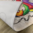 thumbnail image 5 of Ambesonne Retro Place Mats Set of 4, Music Graffiti Hip Hop, Standard Size, Multicolor, 5 of 6