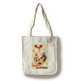 thumbnail image 1 of Happy Campers - Vector Animals - Lantern Press Artwork (100% Cotton Tote Bag - Reusable), 1 of 1