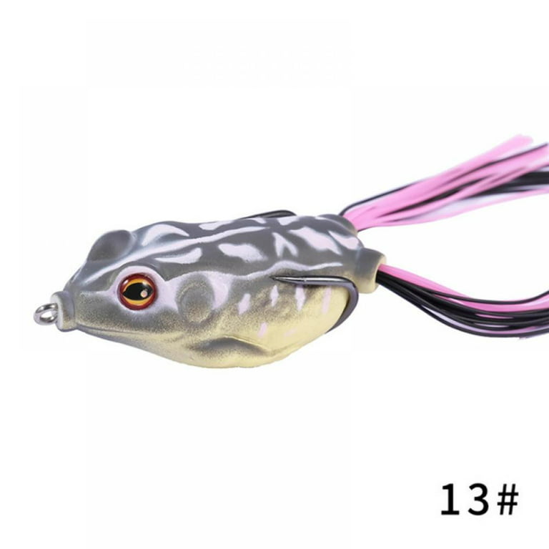 Kernelly Double Propeller Frog Soft Bait High Simulation Soft Silicone Fishing  Lures Prop Bass Realistic Design Floating Weedless Baits Kit Freshwater  Saltwater Fishing Lure 