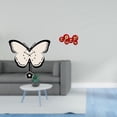 thumbnail image 2 of Reloj de pared acrílico de mariposa para oficina, comedor, habitación de niños, con decoraciones de de papel de año Nuevo chino,, 2 of 8