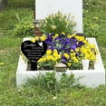 thumbnail image 5 of KBKYBUYZ Cemetery Memorial Stakes Acrylic Grave markers Sympathy Grave Stake Waterproof Grave Decoration for Outdoors Cemetery Yard On Sale, 5 of 5
