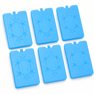 RAIRSKY 6pcs Ice Packs Reusable Freezer Packs Ice Block Cooler Ice Packs Reusable Ice Packs For Lunch Box