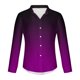 thumbnail image 4 of Blusa y camisa de manga larga con cuello vuelto para hombre, estilo casual, a la moda, con botones estampados, blusa de manga larga con cuello vuelto, camisetas de poliéster para hombre, 4 of 5