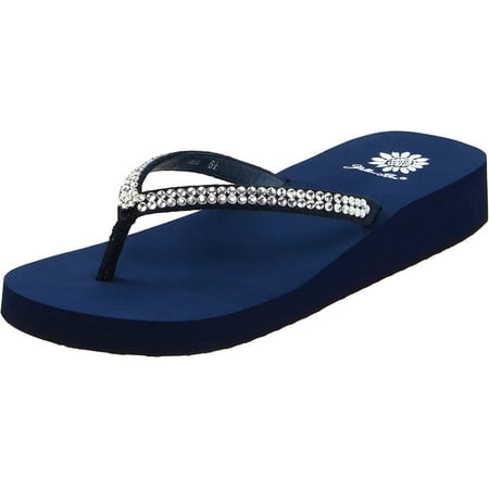 

yellow box women s jello sandal navy 7 m us