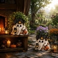 thumbnail image 4 of Halloween Planter Decor Resin Flower Pot with Drainage Hole, Weatherproof Outdoor Indoor Garden Ornament for Porch Yard Party Table, 3D Holiday Seasonal Home Decoration Accent, Fall Festival Gift, 4 of 5