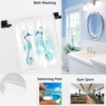 thumbnail image 2 of GZHJMY Cute Love Seahorse Soft Highly Absorbent Guest Large Home Decorative Hand Towels Multipurpose for Bathroom, Hotel, Gym and Spa (16 x 30 Inches,White), 2 of 4