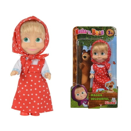 Masha and the Bear Masha Mini Doll 12cm Red