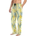 thumbnail image 4 of Yellow Fishes Men's Pajama Pants Lightweight Sleepwear Bottom Lounge Pants, 4 of 6